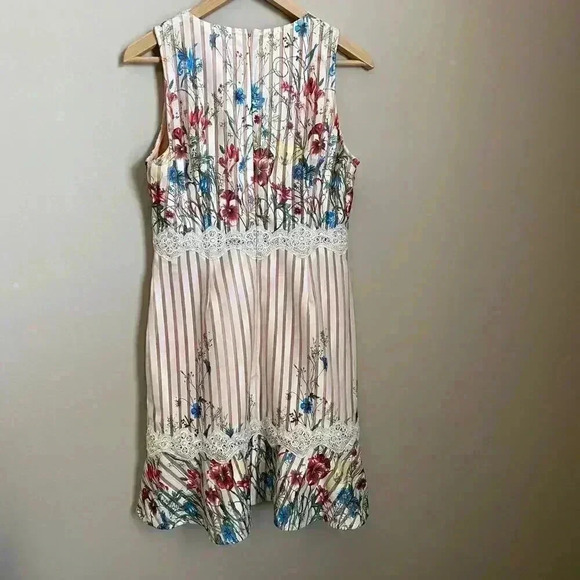 Foxiedox Meadow Floral Stripe Mini Dress - Picture 15 of 15